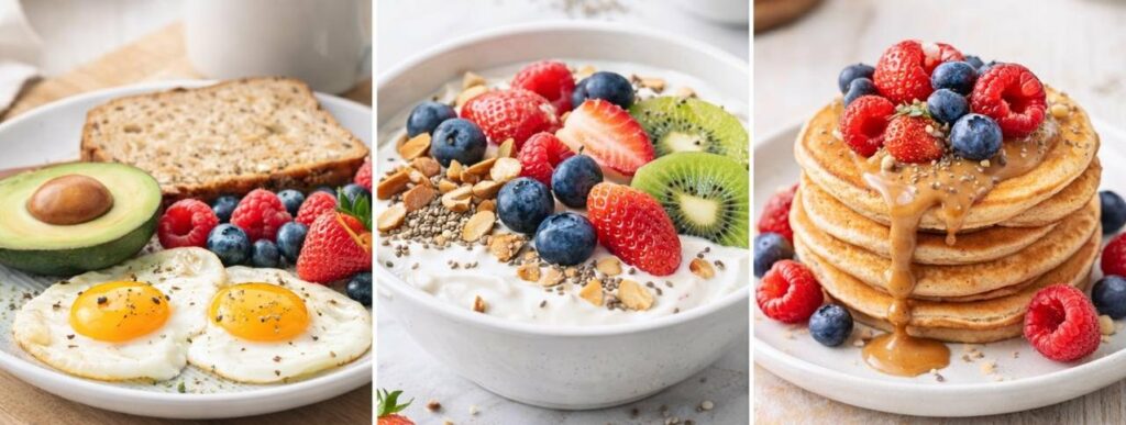 Voici 3 idées de petits-déjeuners équilibrés